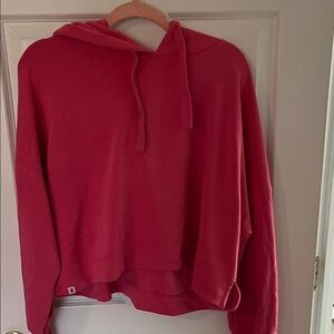 Simply Southern Crop Women's Pink Hoodie